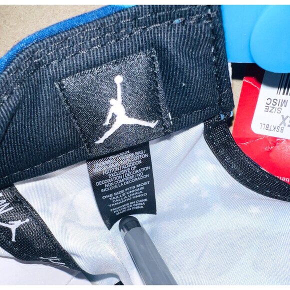 Nike Jordan World Snapback Cap Adult Unisex Blue & Patterned $35 - Picture 4 of 7